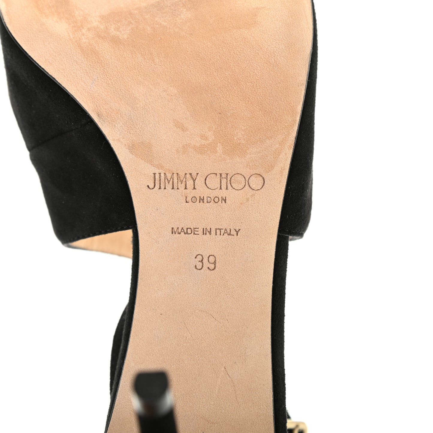 Suede Emily 100 Sandal 39 Black