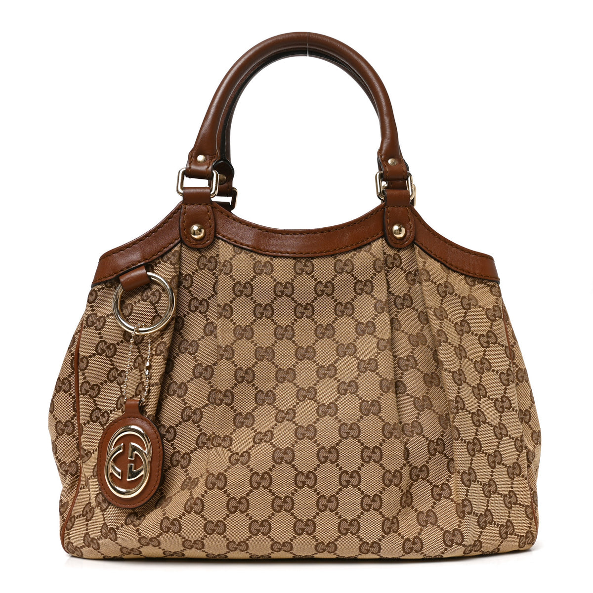 Gucci Monogram Medium Sukey Tote Brown 1 of 10