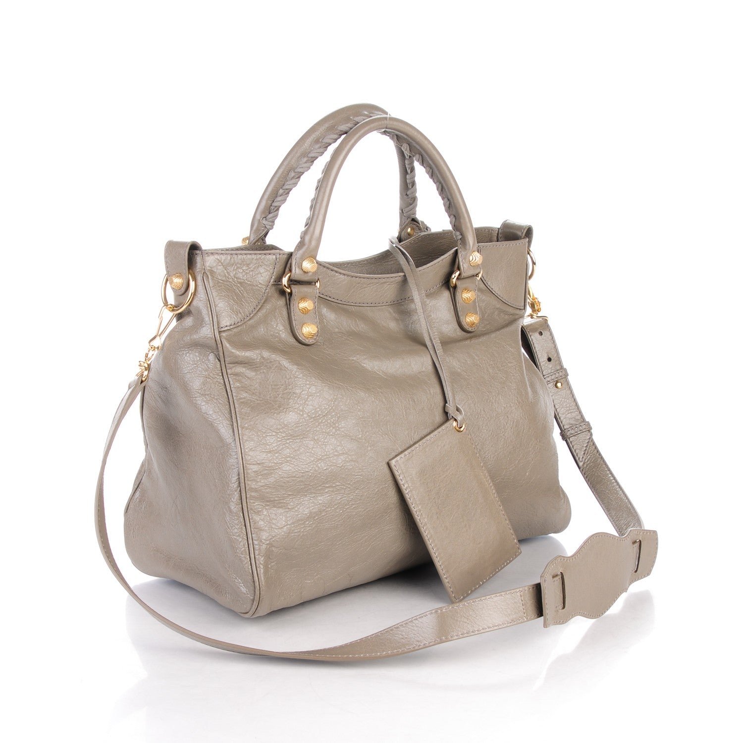 Balenciaga Agneau Giant 12 Gold Hardware Velo Beige Liege 3 of 6