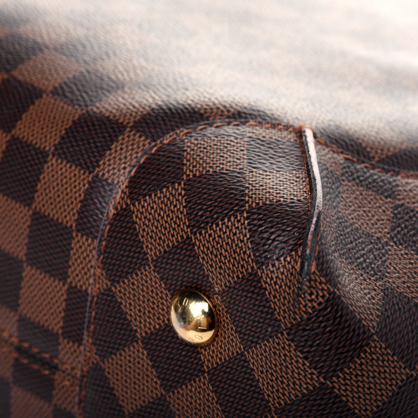 Damier Ebene Caissa Hobo Rose Ballerine