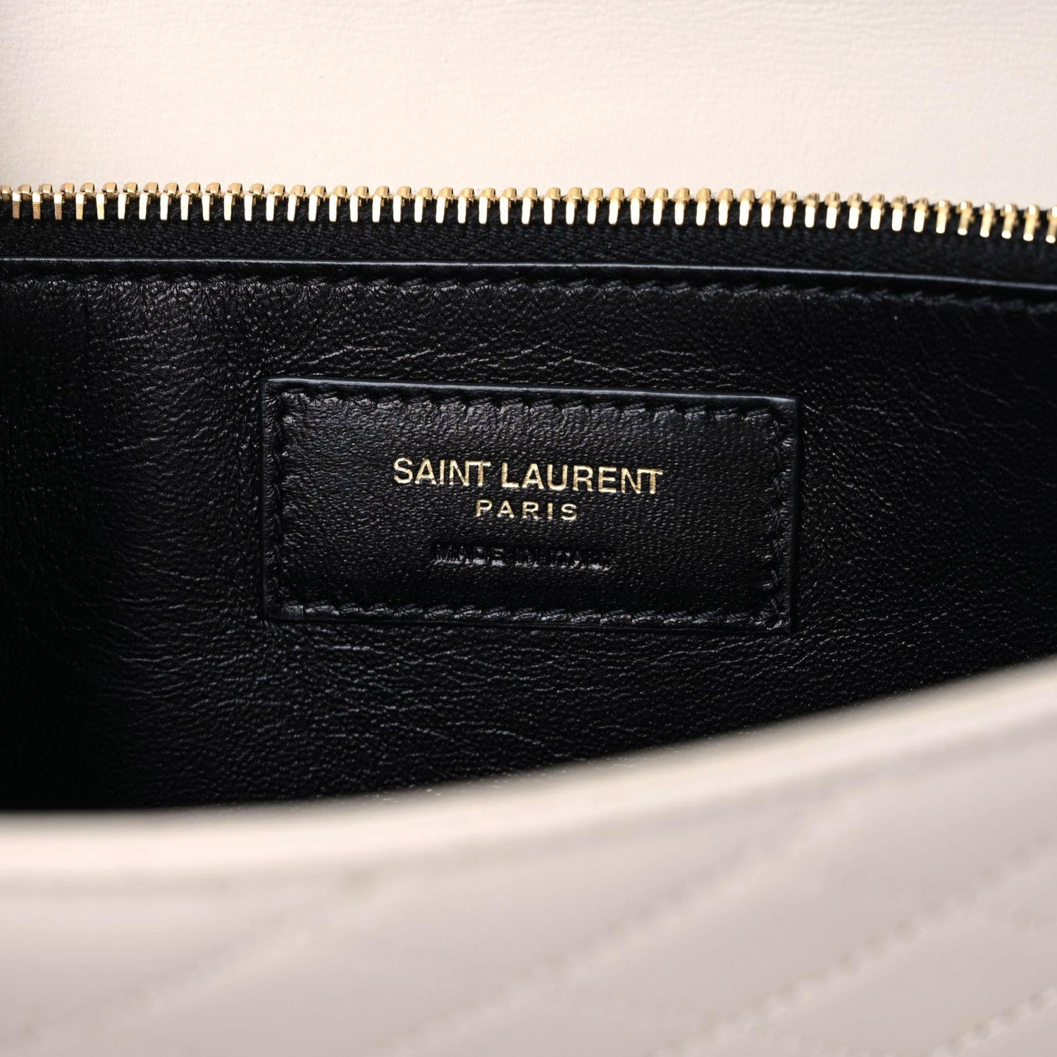 Saint Laurent Lambskin Quilted Mini Gaby Satchel Crema Soft 7 of 12