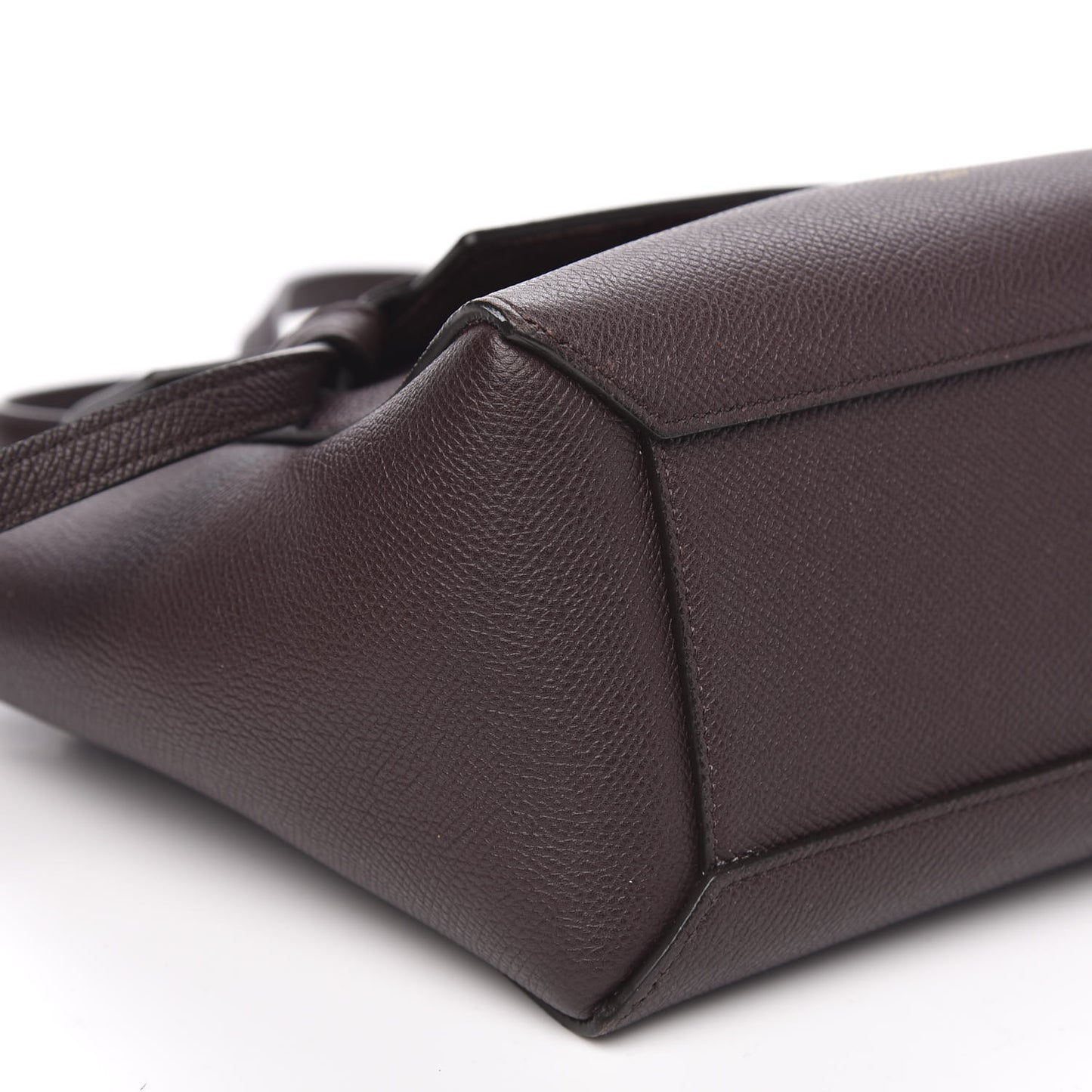 Grained Calfskin Nano Belt Bag Brown