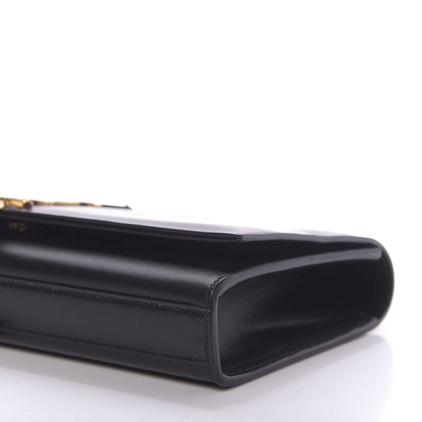 Calfskin Classic Monogram Tassel Clutch Black
