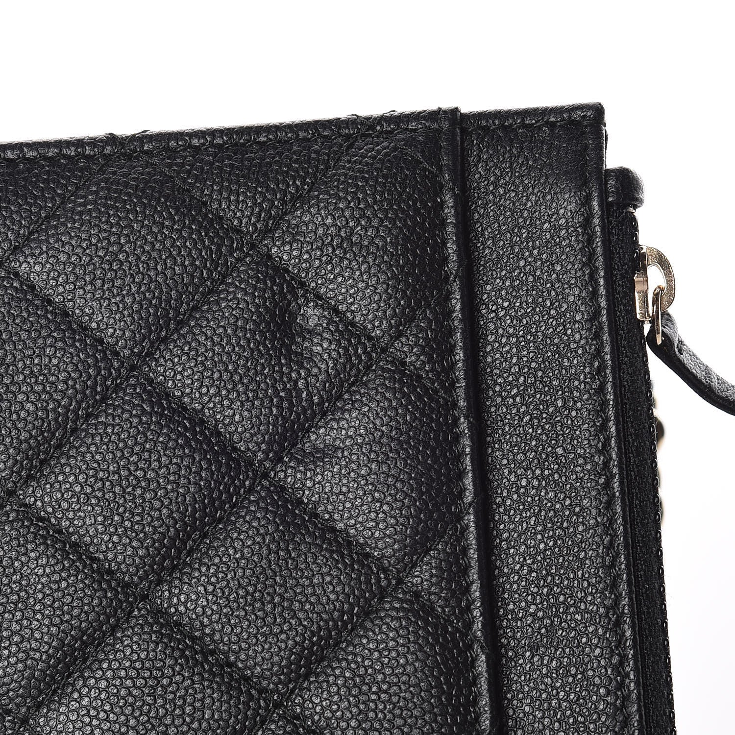 Chanel Caviar Quilted Boy Wallet On Chain WOC Black 12 of 13