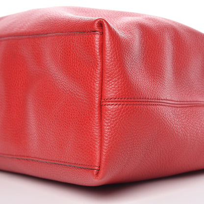 Gucci Pebbled Calfskin Medium Soho Chain Shoulder Bag Tabasco Red 6 of 10