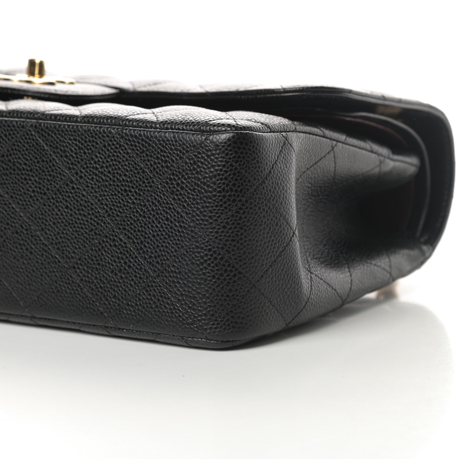 Chanel Caviar Quilted Jumbo Double Flap Black 10 of 11