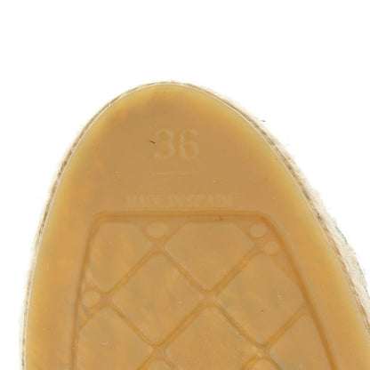 Chanel Lambskin CC Espadrilles 36 Black 7 of 9