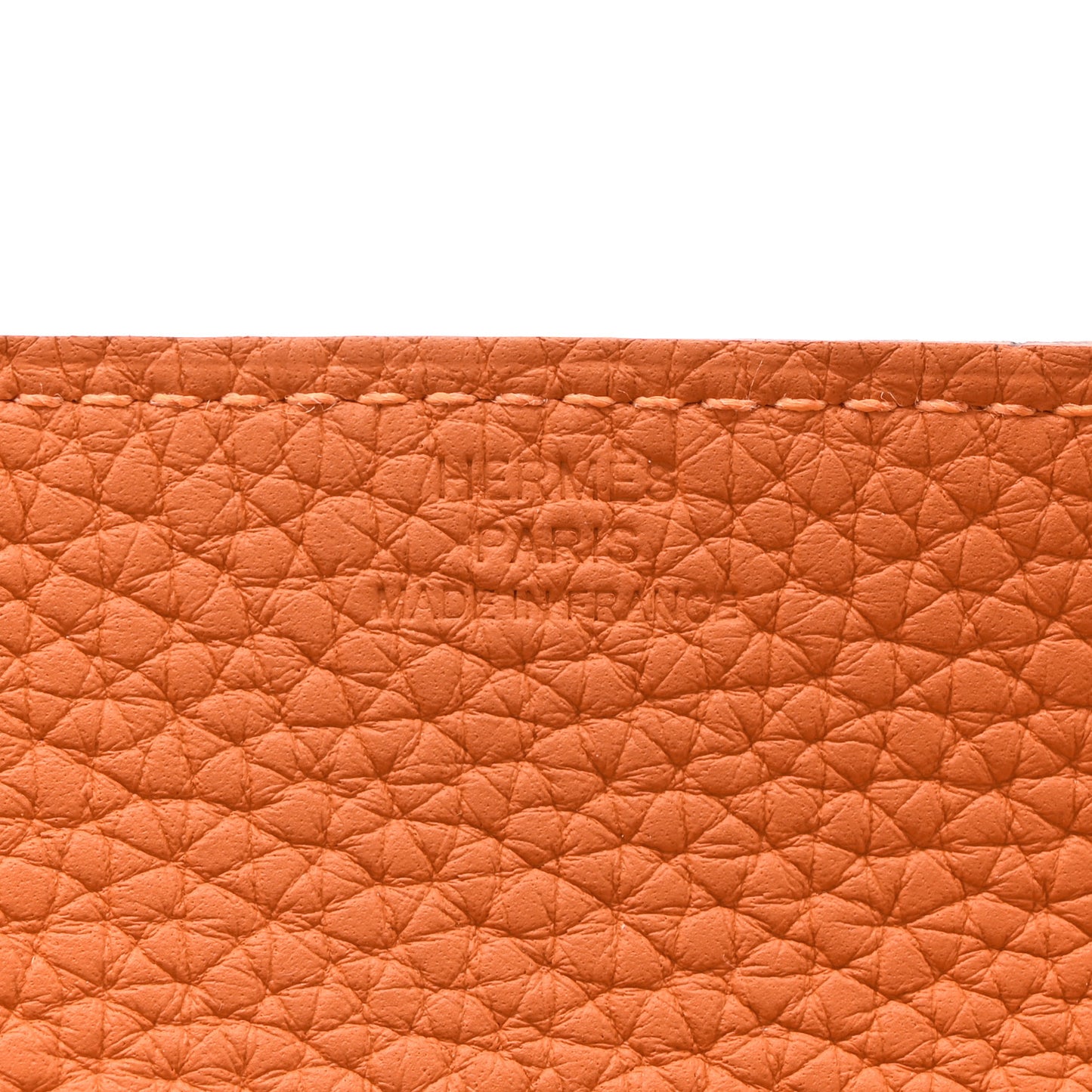 Taurillon Clemence Mises et Relances Change Tray Orange
