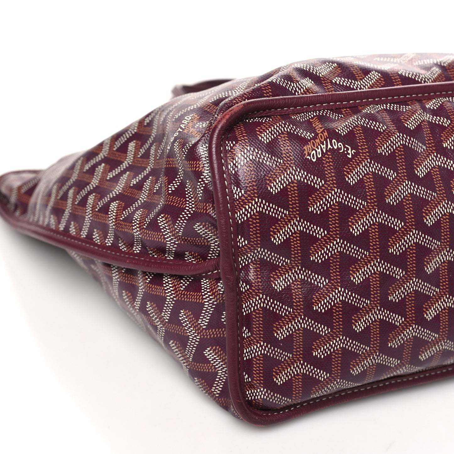 Goyardine Reversible Anjou PM Burgundy
