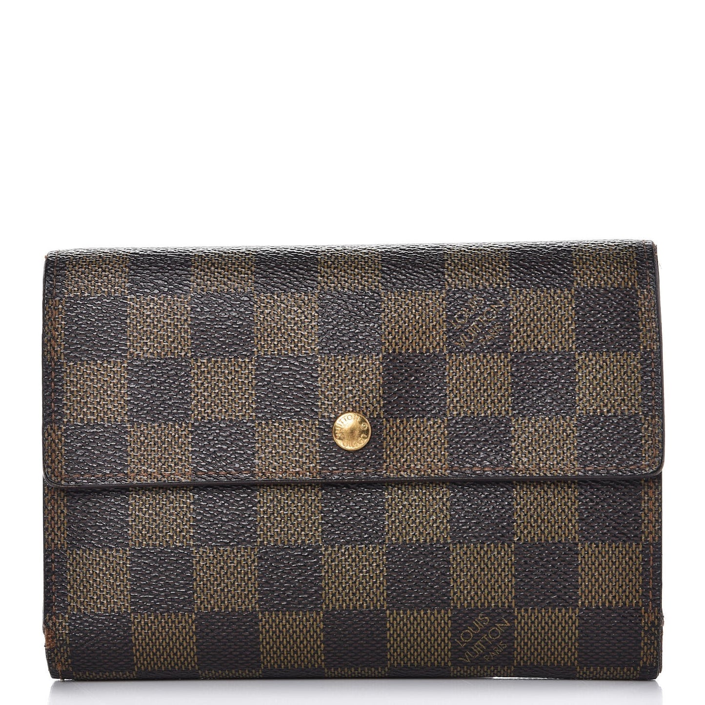 Damier Ebene Porte Tresor Etui Papier Wallet