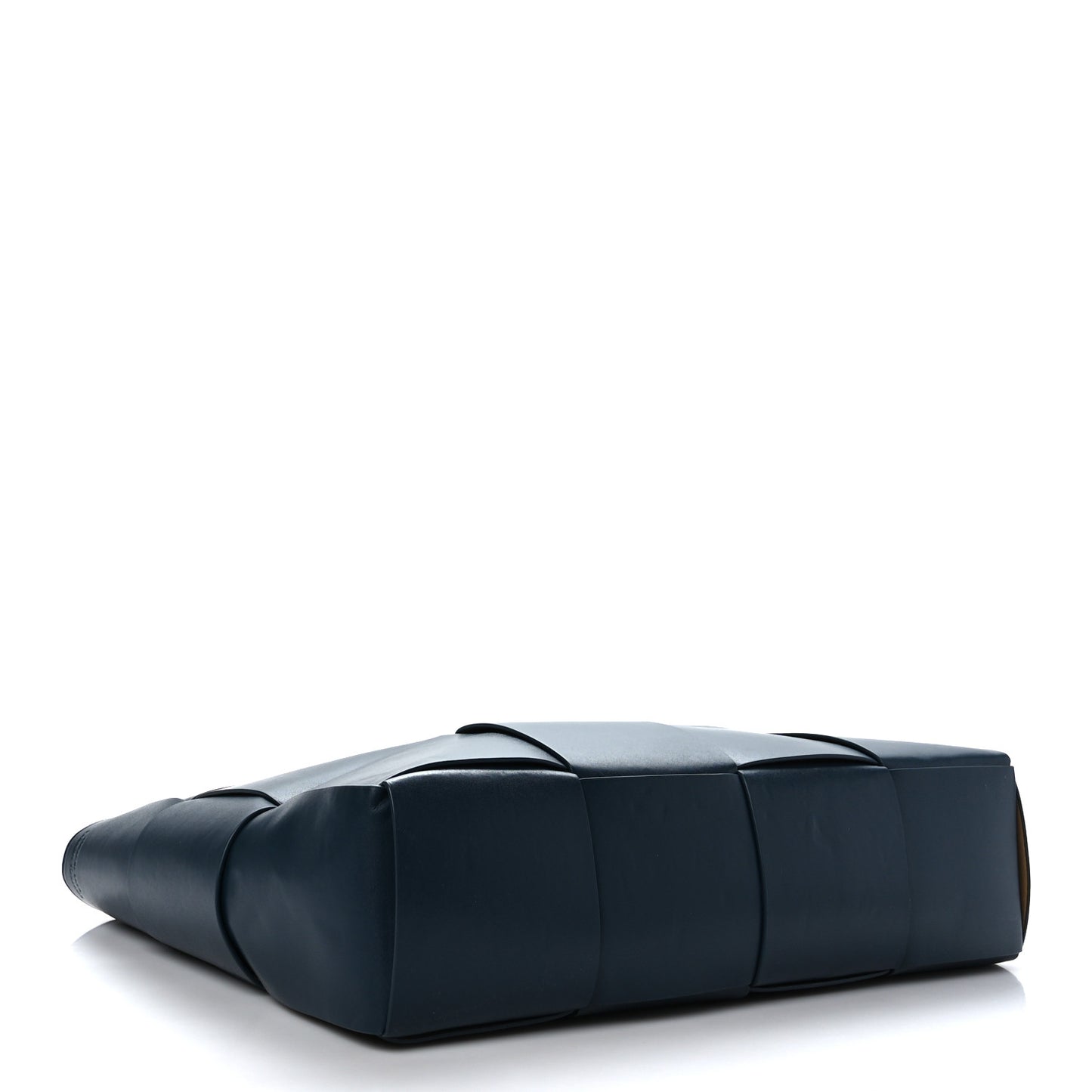 Nappa Maxi Intrecciato Mens Arco Tote Navy Blue