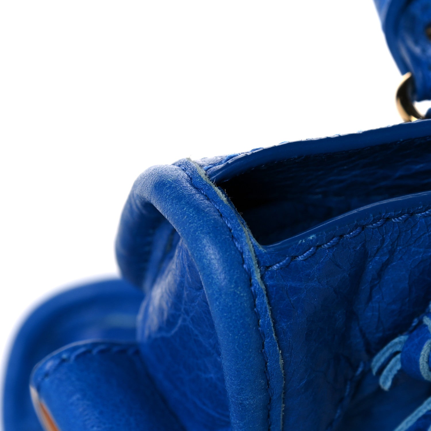 Balenciaga Agneau Giant 12 Gold Hardware Mini City Bleu Lazuli 13 of 15