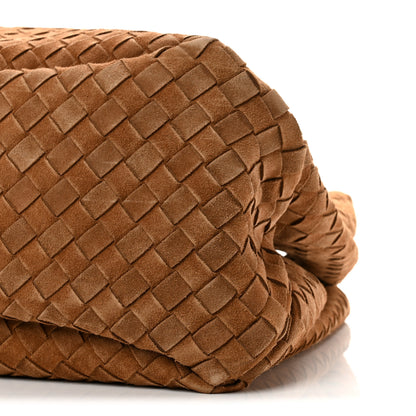 Bottega Veneta Suede Intrecciato Large Campana Shoulder Bag Amber 11 of 11
