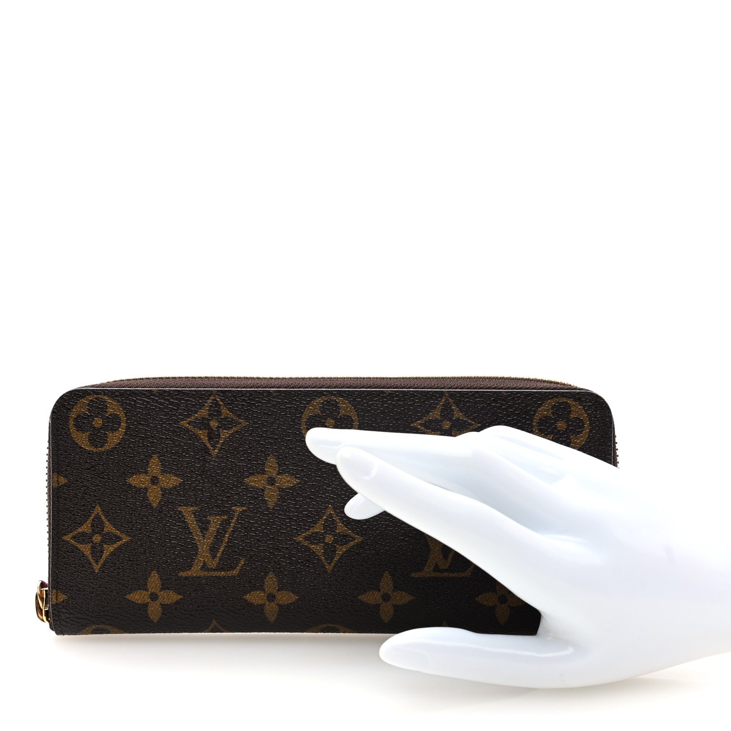 Louis Vuitton Monogram Clemence Wallet Fuchsia 2 of 7