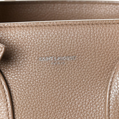 Saint Laurent Grained Calfskin Small Supple Sac De Jour Dark Beige 9 of 13