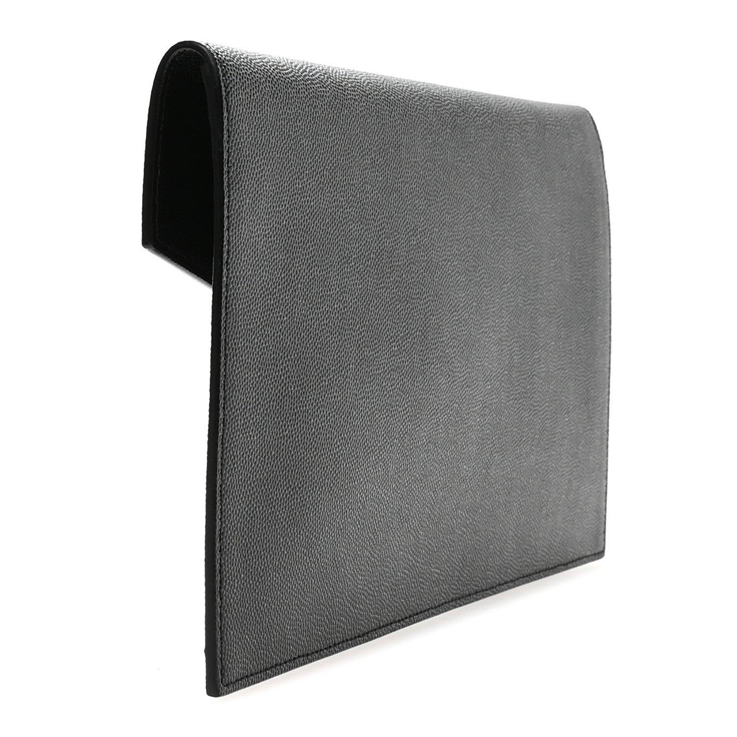 Saint Laurent Grain De Poudre Uptown Pouch Black 3 of 8