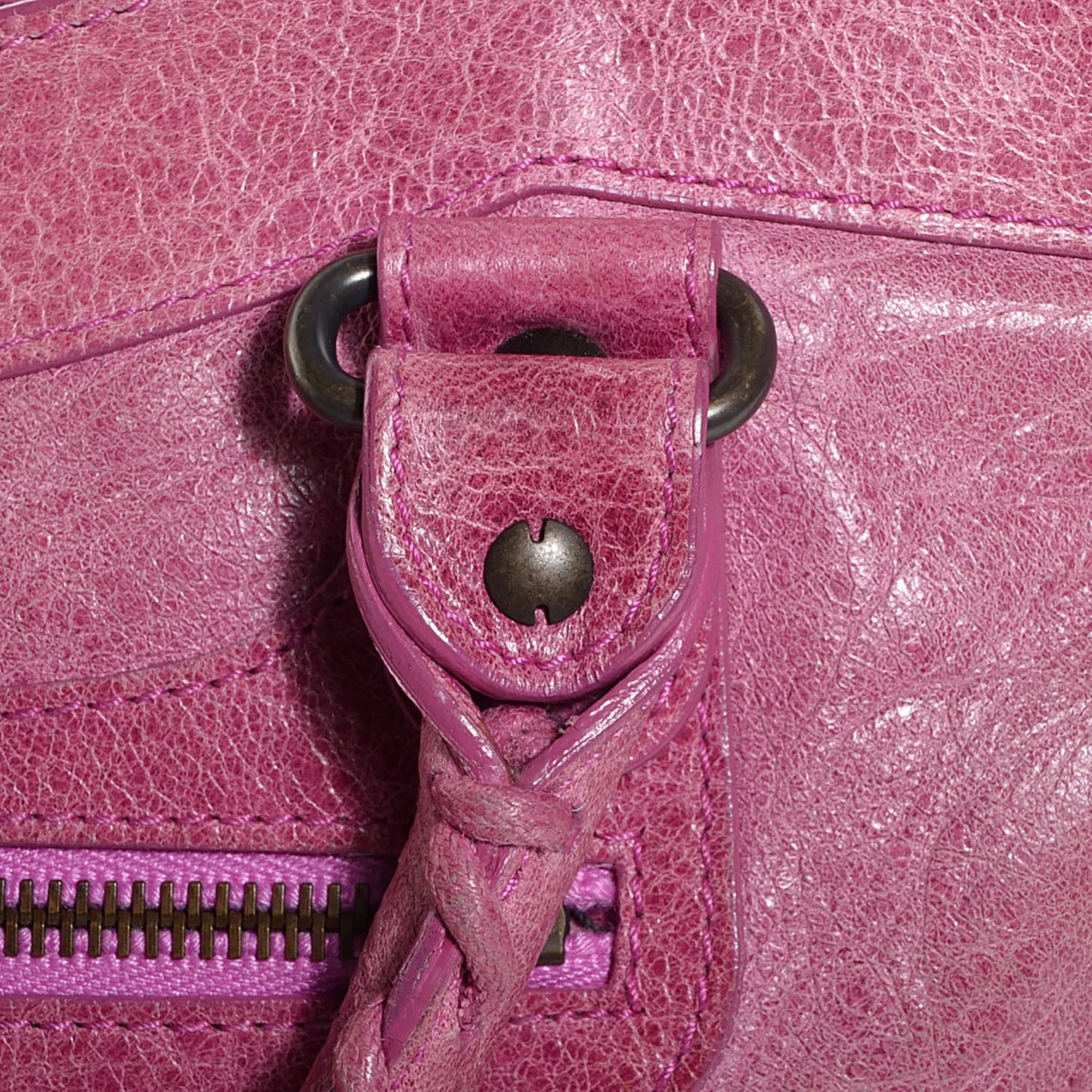 Agneau Classic Hardware First Magenta