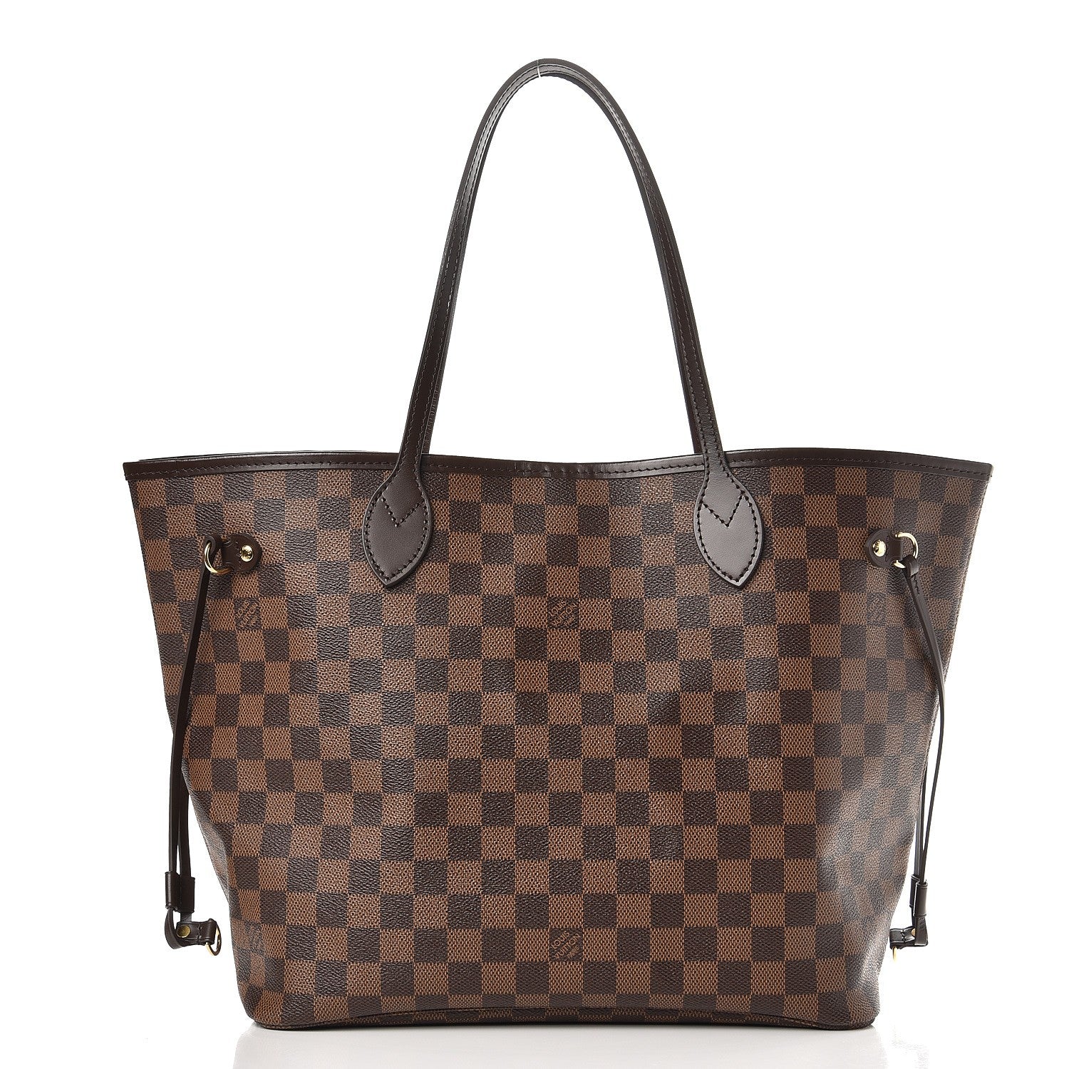 Louis Vuitton Damier Ebene Neo Neverfull MM Rose Ballerine 3 of 9
