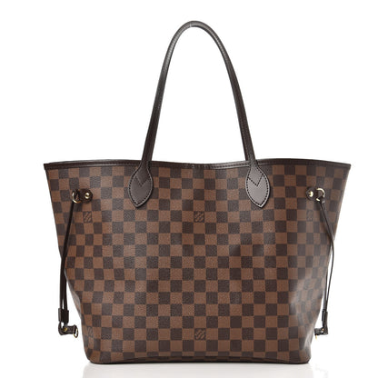 Louis Vuitton Damier Ebene Neo Neverfull MM Rose Ballerine 3 of 9
