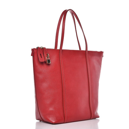 Dolce & Gabbana Textured Calfskin Miss Escape Tote Red 3 of 8