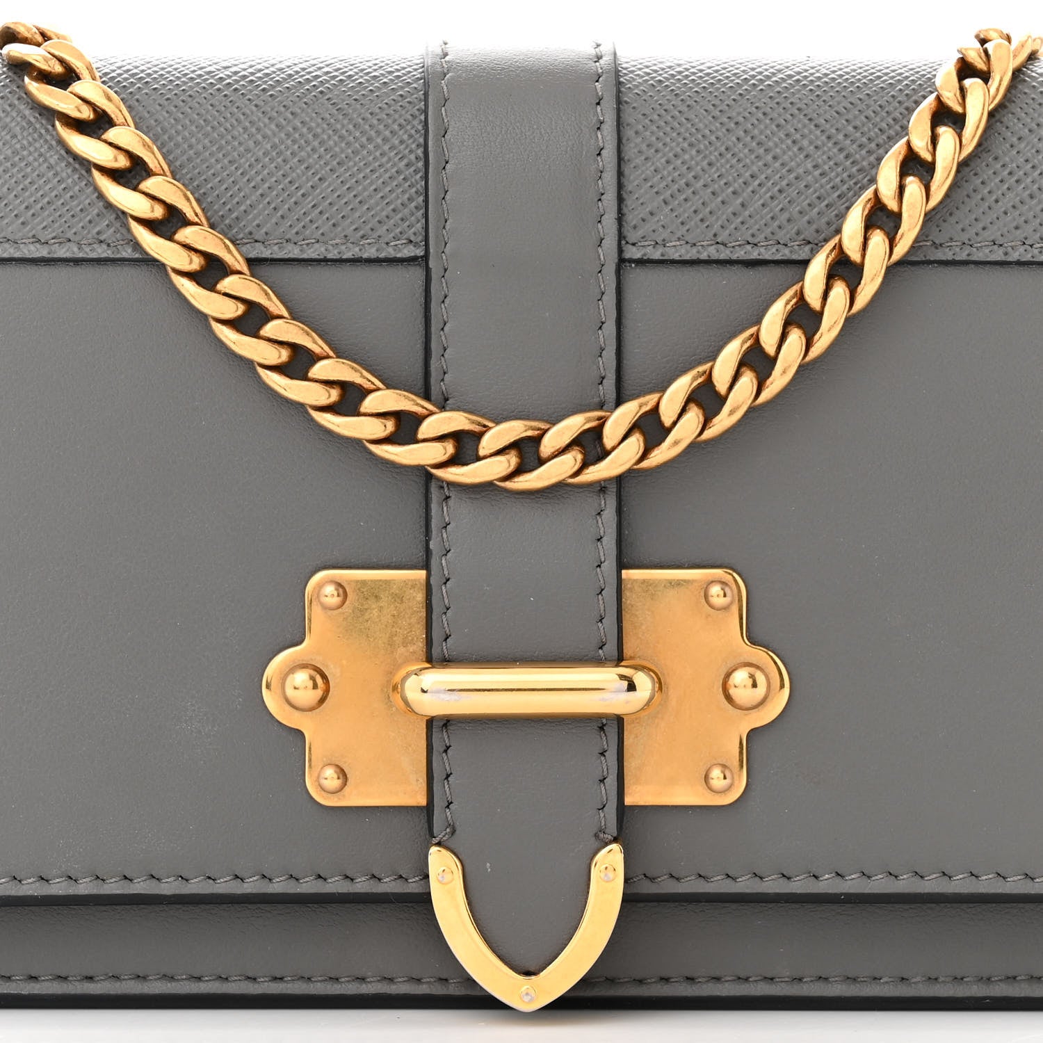 Prada City Calfskin Saffiano Cahier Pochette Marmo 8 of 11