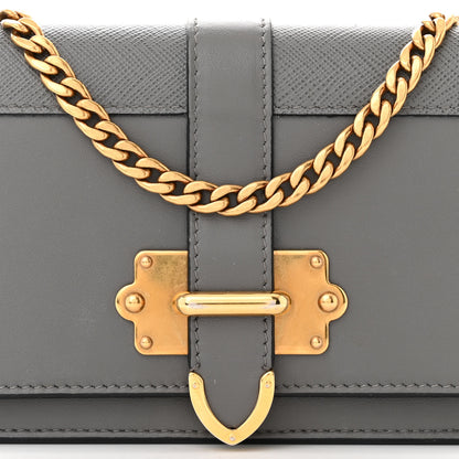 Prada City Calfskin Saffiano Cahier Pochette Marmo 8 of 11