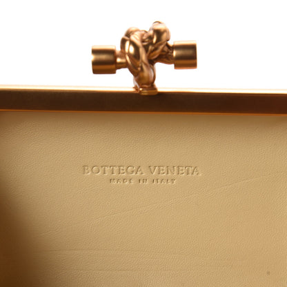Bottega Veneta Intreccio Oro Bruciato Knot Clutch 6 of 7