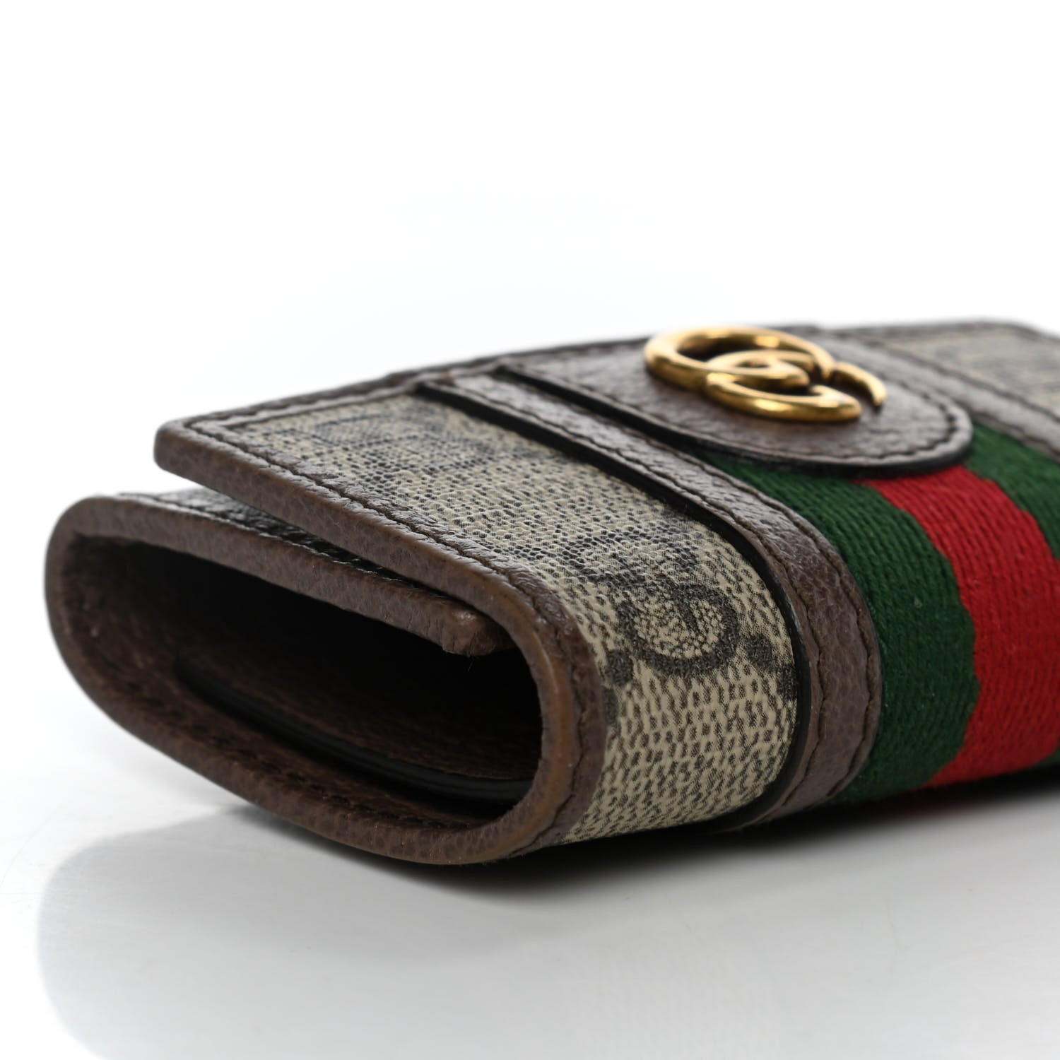 Gucci GG Supreme Monogram Web Ophidia 6 Key Holder Case Beige New Acero 8 of 12
