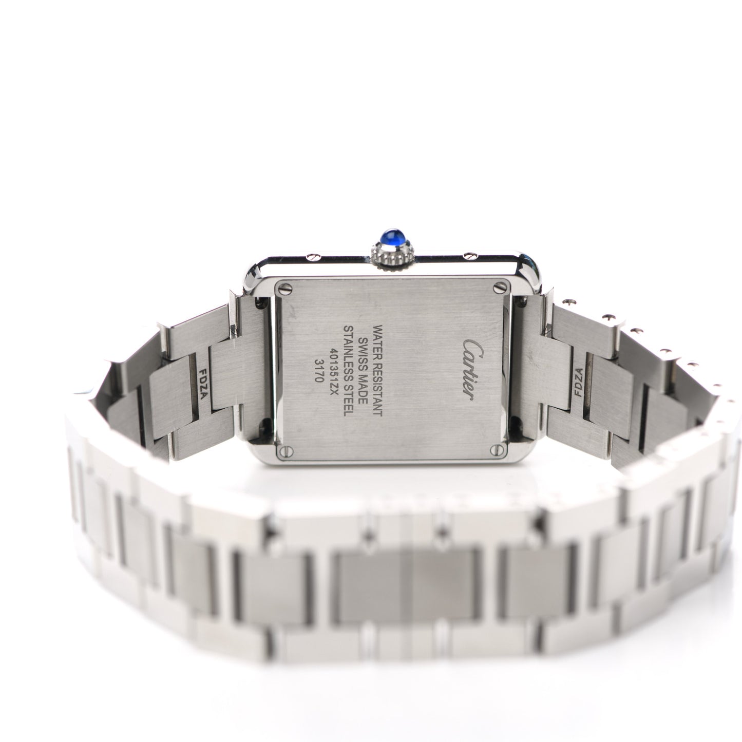 Stainless Steel 24mm Tank Solo Quartz Watch