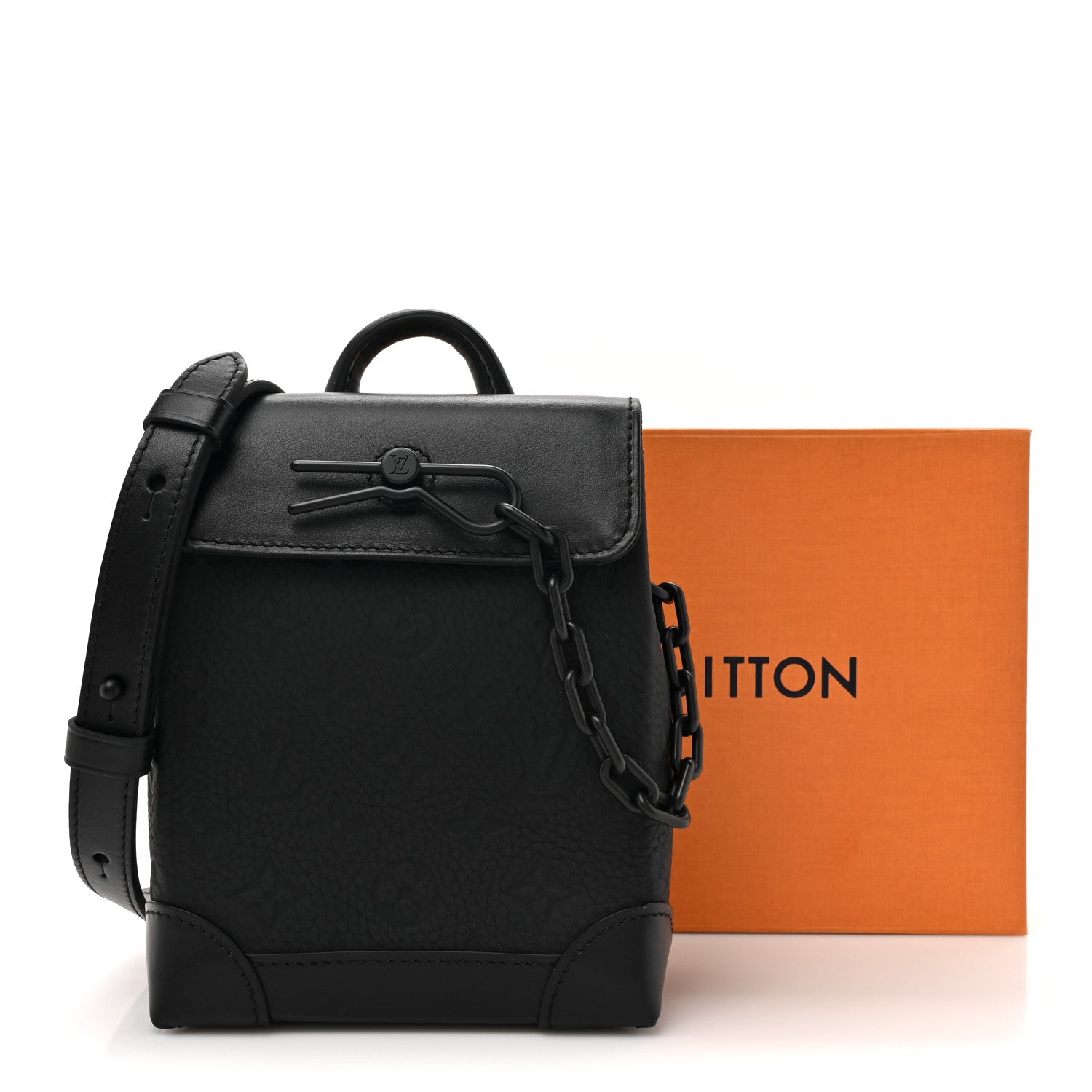 Louis Vuitton Taurillon Monogram Steamer Nano Black 13 of 13