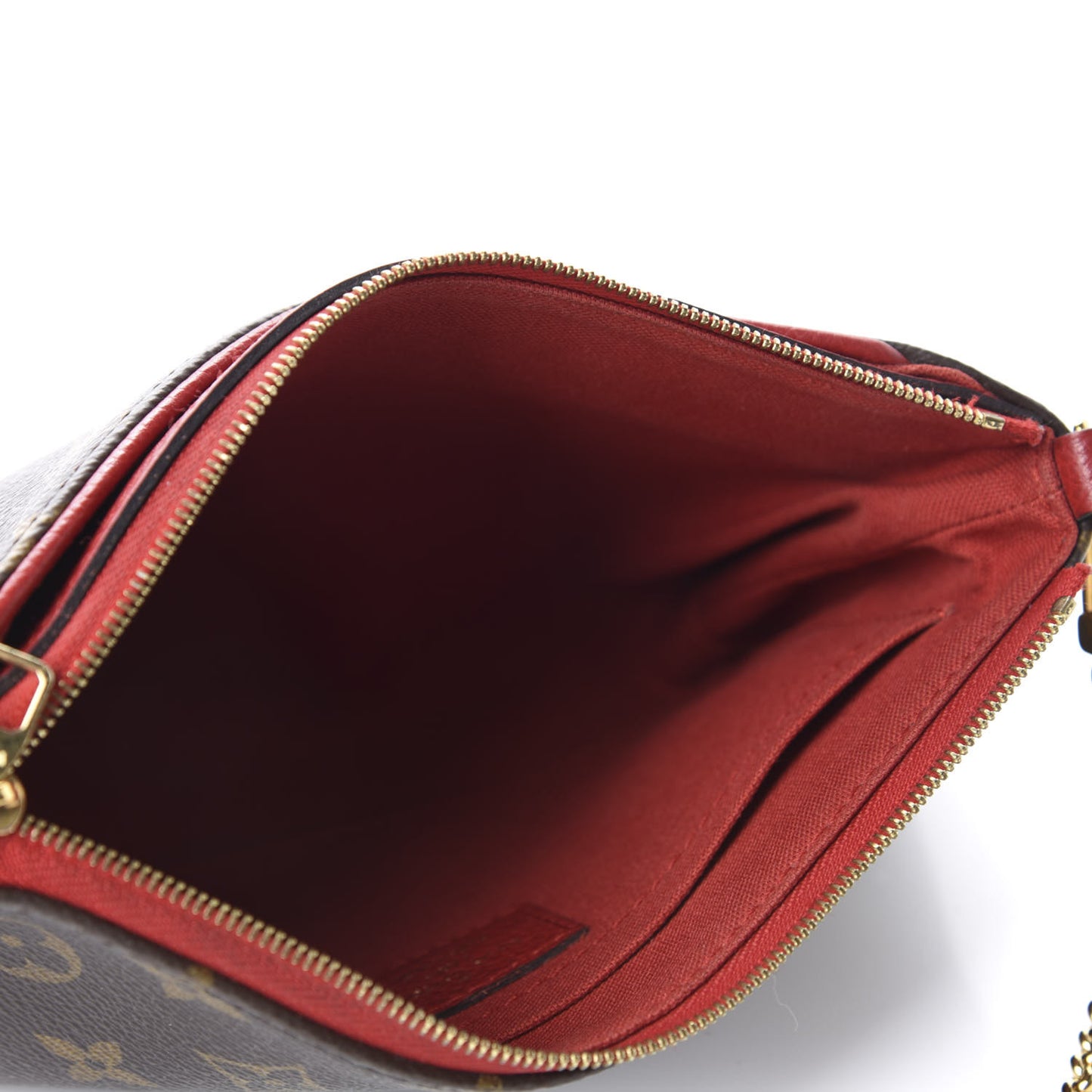 Monogram Pallas Clutch Cherry