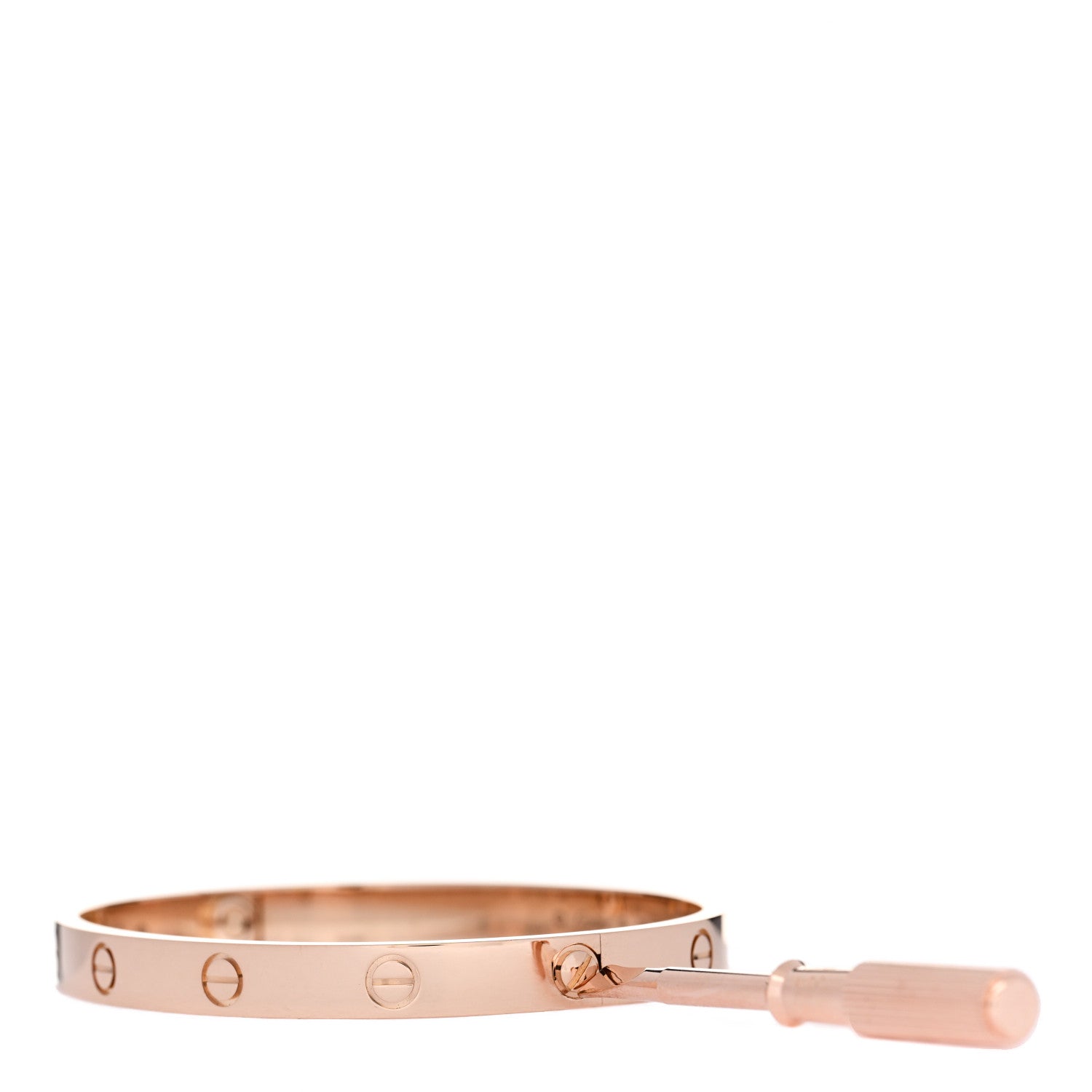 Cartier 18K Pink Gold LOVE Bracelet 18 3 of 5