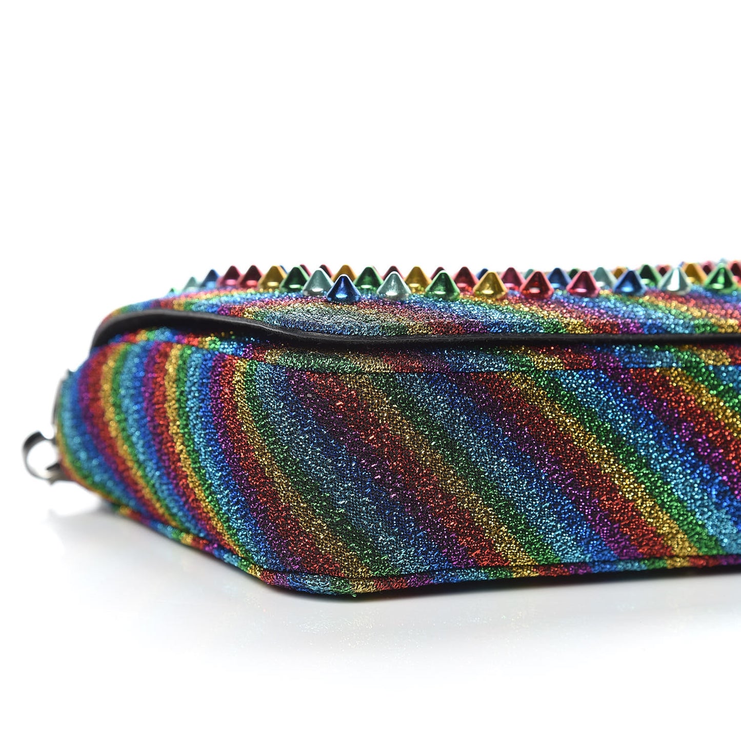 Lurex Spiked Zoompouch Crossbody Multi