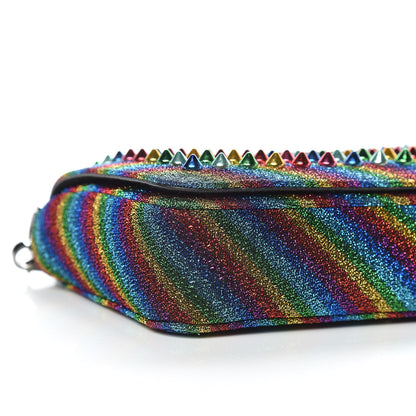 Christian Louboutin Lurex Spiked Zoompouch Crossbody Multi 5 of 9