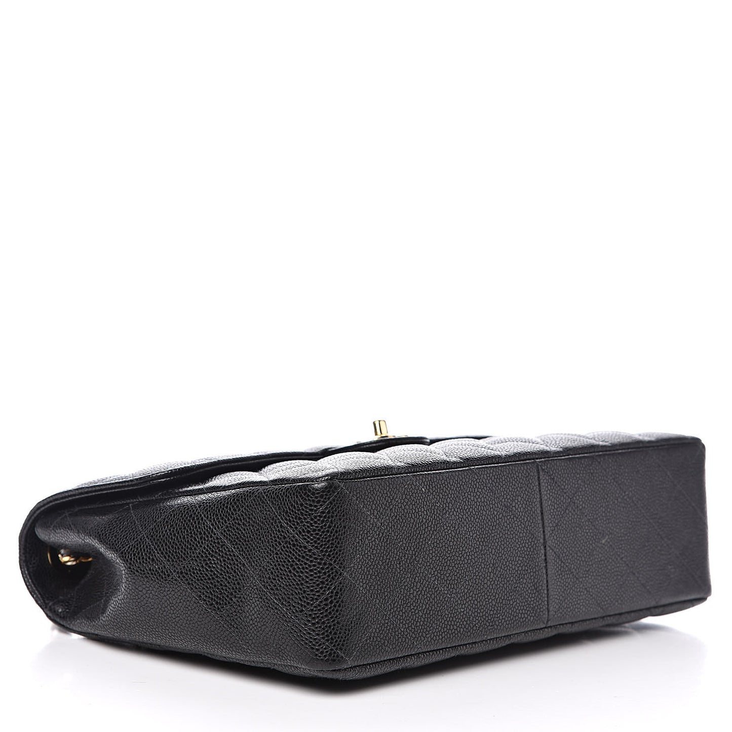 Caviar Quilted Jumbo Single Flap Black