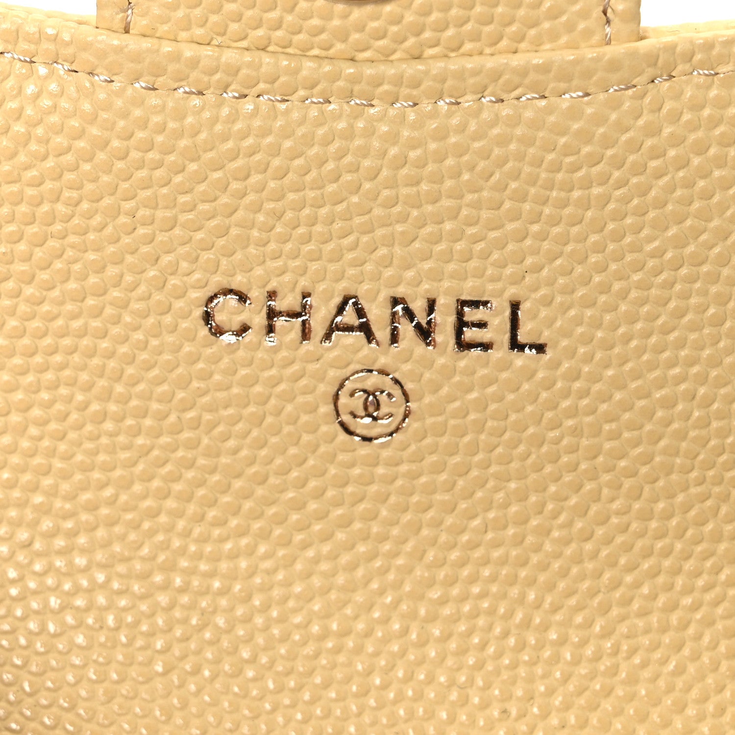 Chanel Caviar Quilted Mini Chain Belt Bag Light Yellow 6 of 12