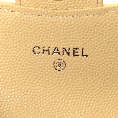 Chanel Caviar Quilted Mini Chain Belt Bag Light Yellow 6 of 12