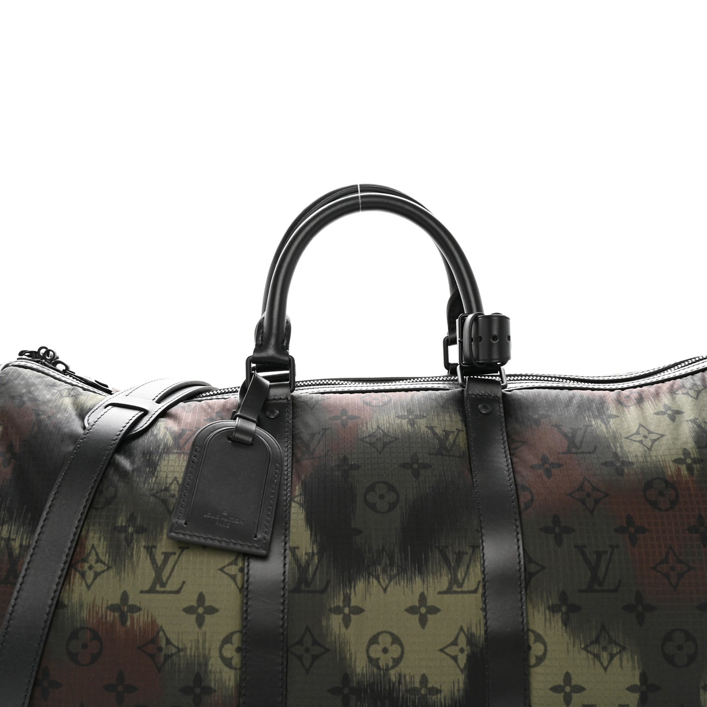 Nylon Monogram Camouflage Keepall Bandouliere 50 Kaki