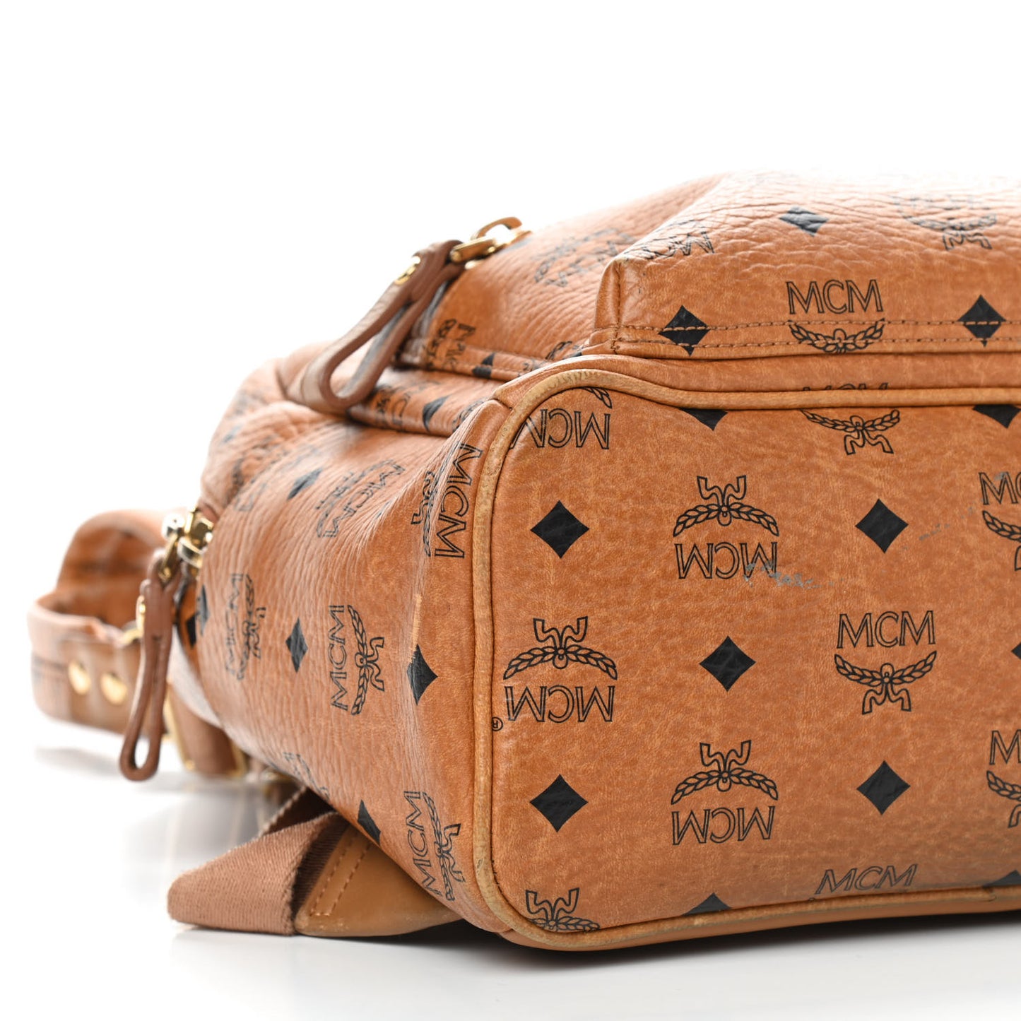 Visetos Small Sprinkle Stud Stark Backpack Cognac