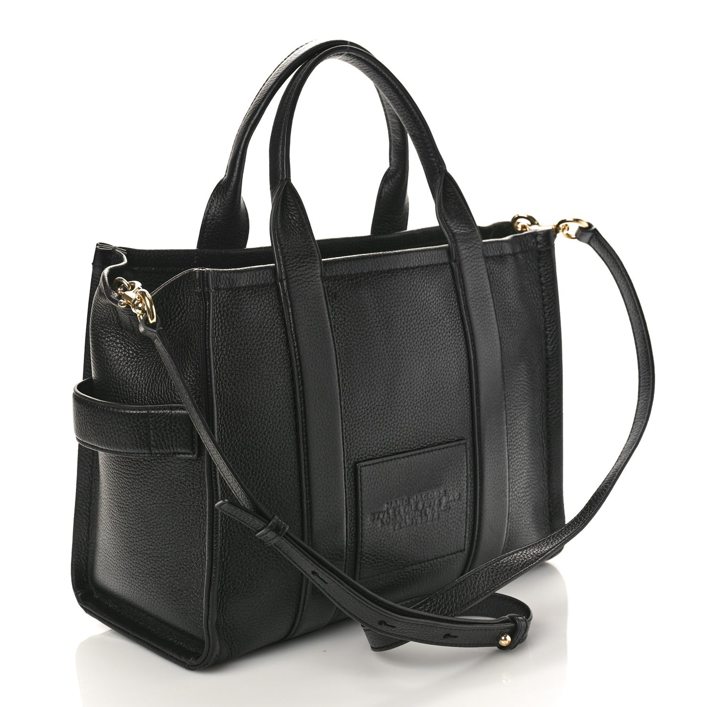 Grained Calfskin Medium The Tote Bag Black