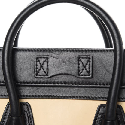 Celine Satin Calfskin Nano Tri-Color Luggage Seashell 16 of 17