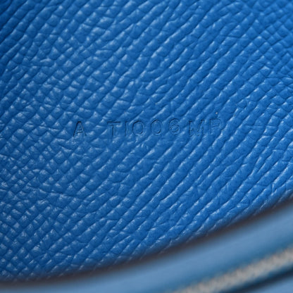 Hermes Epsom Bearn Gusset Wallet Bleu Zanzibar 7 of 8