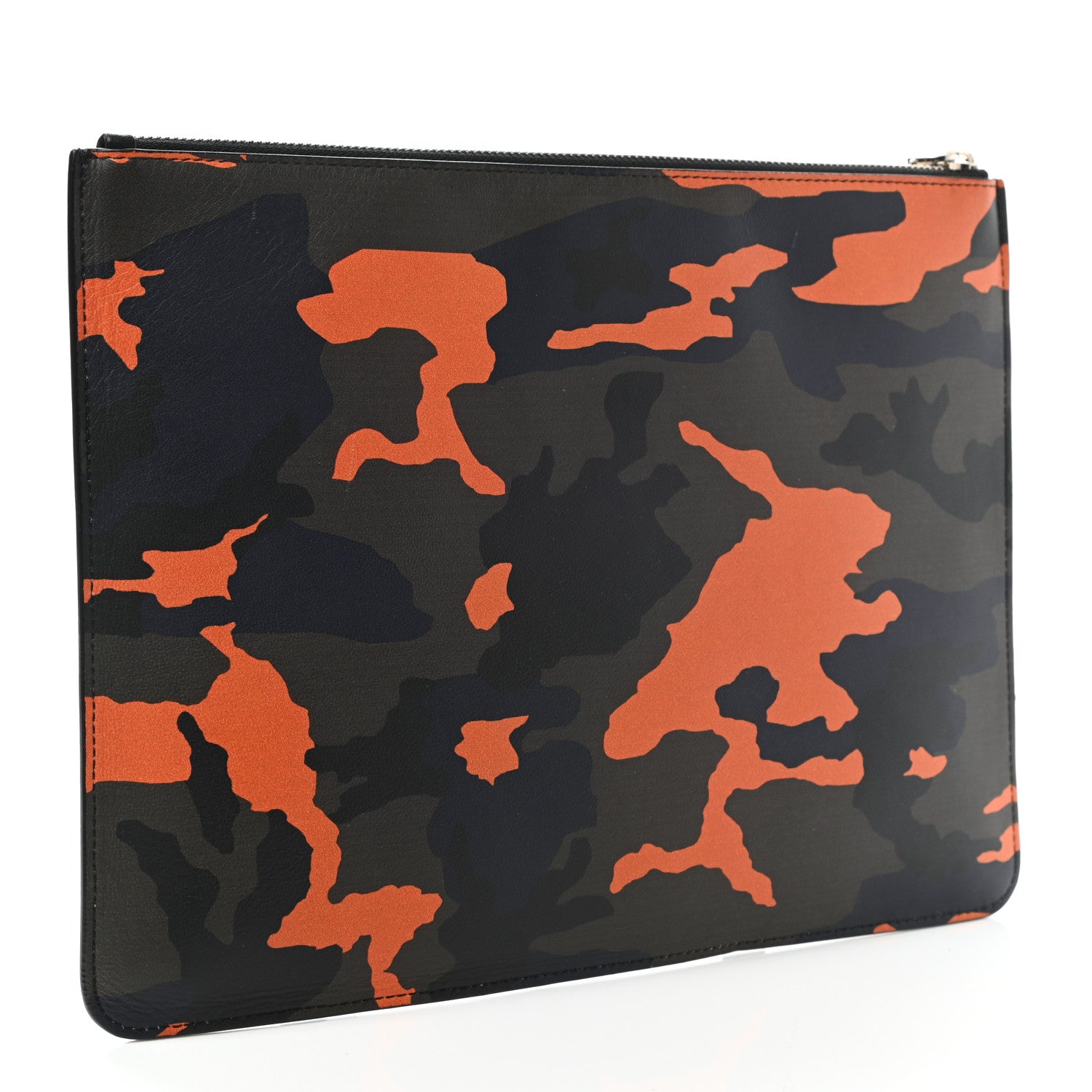Givenchy Calfskin Camouflage Print Zip Pouch Multi 3 of 7