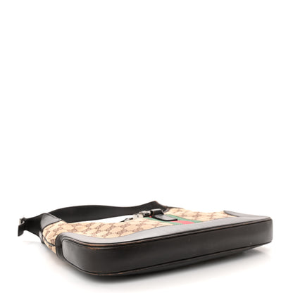 Gucci Monogram Web Jackie O Hobo Dark Brown 4 of 12
