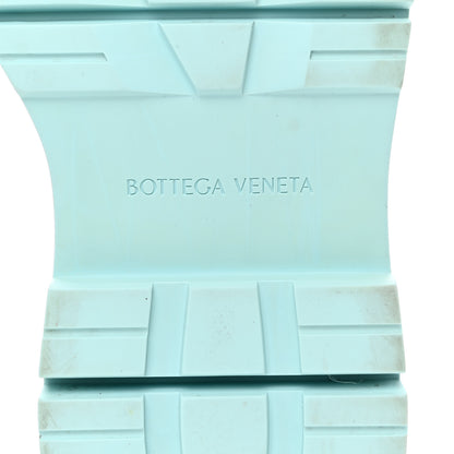 Bottega Veneta Calfskin Mens The Tire Chelsea Boots 45 Black Pale Blue 8 of 8