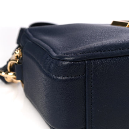 Marc Jacobs Supple Natural Grain Calfskin The Softshot 27 Bag Navy 8 of 11