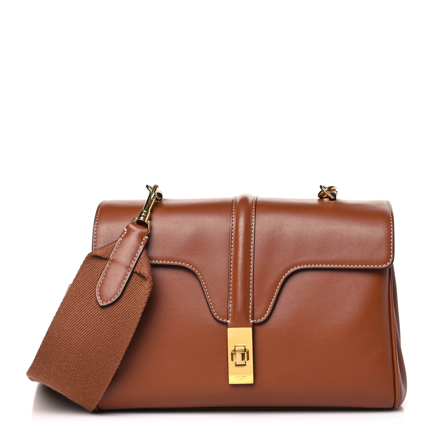 Celine Smooth Calfskin Teen 16 Crossbody Bag Soft Tan 1 of 10
