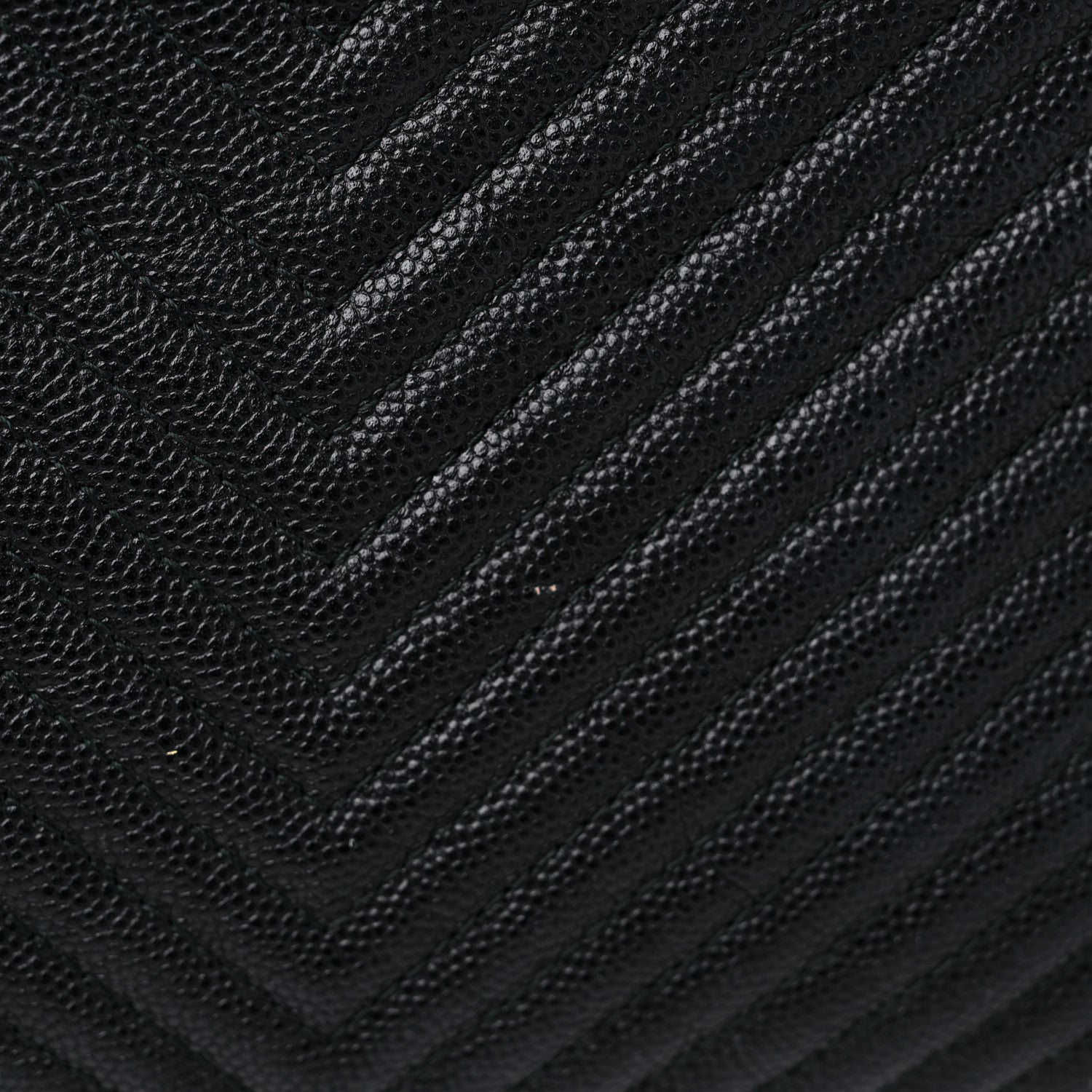 Chanel Caviar Chevron Quilted Small Zipped Boy Pouch Black 16 of 17