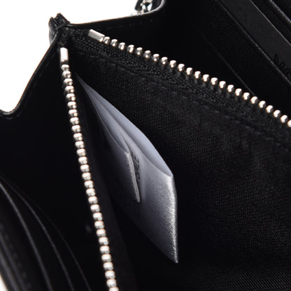 MCM Calfskin Large Patricia Wallet On Chain Black 9 of 10