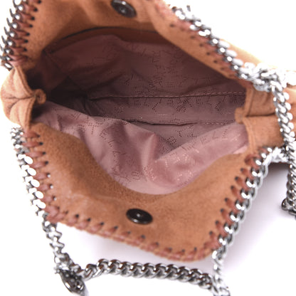 Stella McCartney Shaggy Deer Tiny Falabella Fold Over Cognac 5 of 10